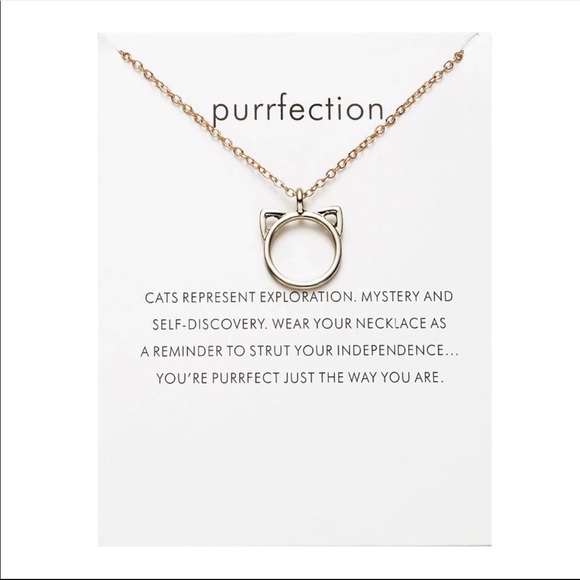 Unbranded Jewelry - 3/$30 🐱 Purrfection Cat Ear Pendant Necklace